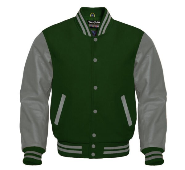 Forest Green Varsity Jacket