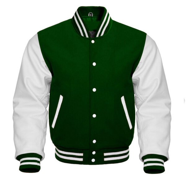 Forest Green Varsity Jacket
