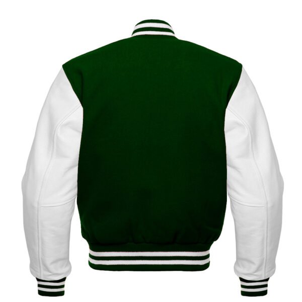 Forest Green Varsity Jacket - Image 2