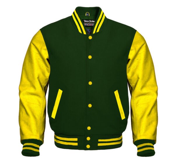 Forest Green Varsity Jacket