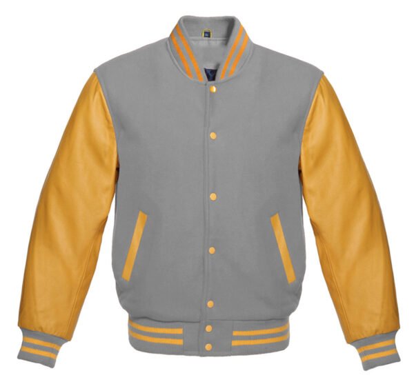 Gray Varsity Jacket