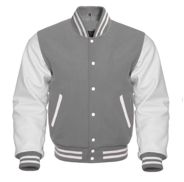 Gray Varsity Jacket