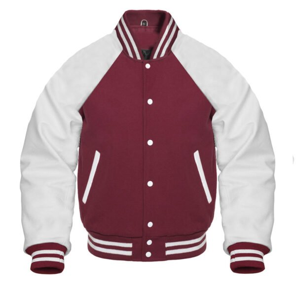 Maroon Varsity Reglan Jacket
