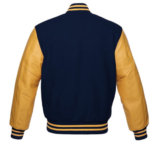 Navy Blue Varsity Jacket - Image 2