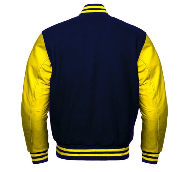 Navy Blue Varsity Jacket - Image 2