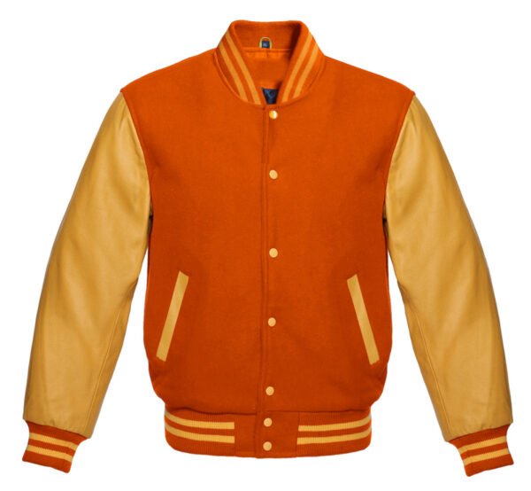 Orange Varsity Jacket