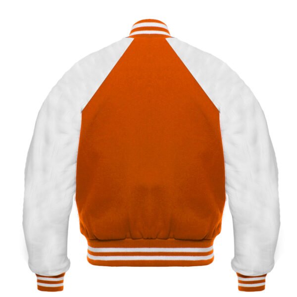 Orange Varsity Reglan Jacket - Image 2