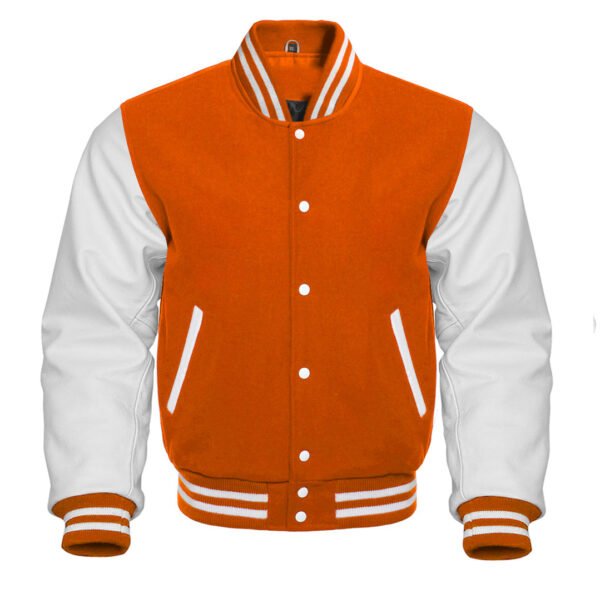 Orange Varsity Jacket