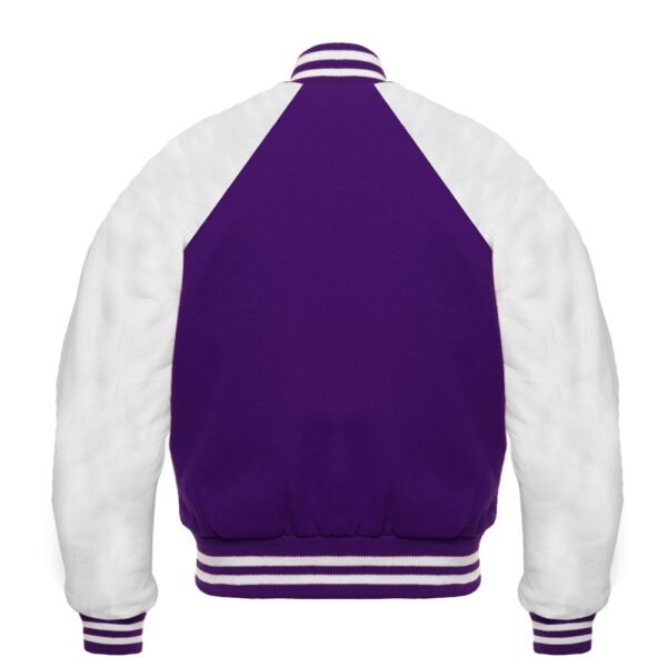Purple Varsity Reglan Jacket - Image 2