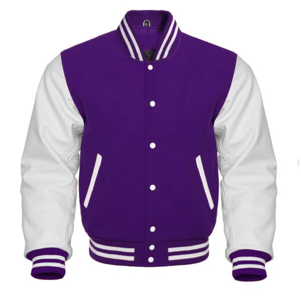 Purple Varsity Jacket.