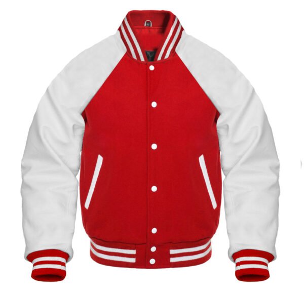 Red Varsity Reglan Jacket