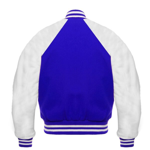 Royal Blue Varsity Reglan Jacket - Image 2