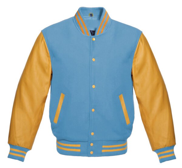 Sky Blue Varsity Jacket