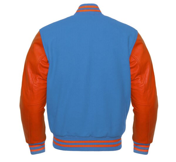 Sky Blue Varsity Jacket - Image 2